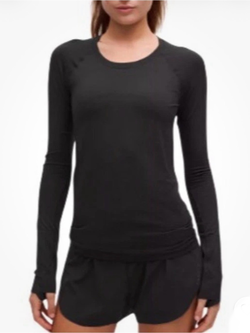 Lululemon Swiftly Tech Black Long-Sleeve Women's Performance Top